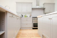 Maple and Grey Shaker Kitchen